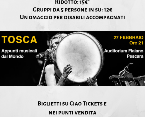 Tosca in concerto a Pescara
